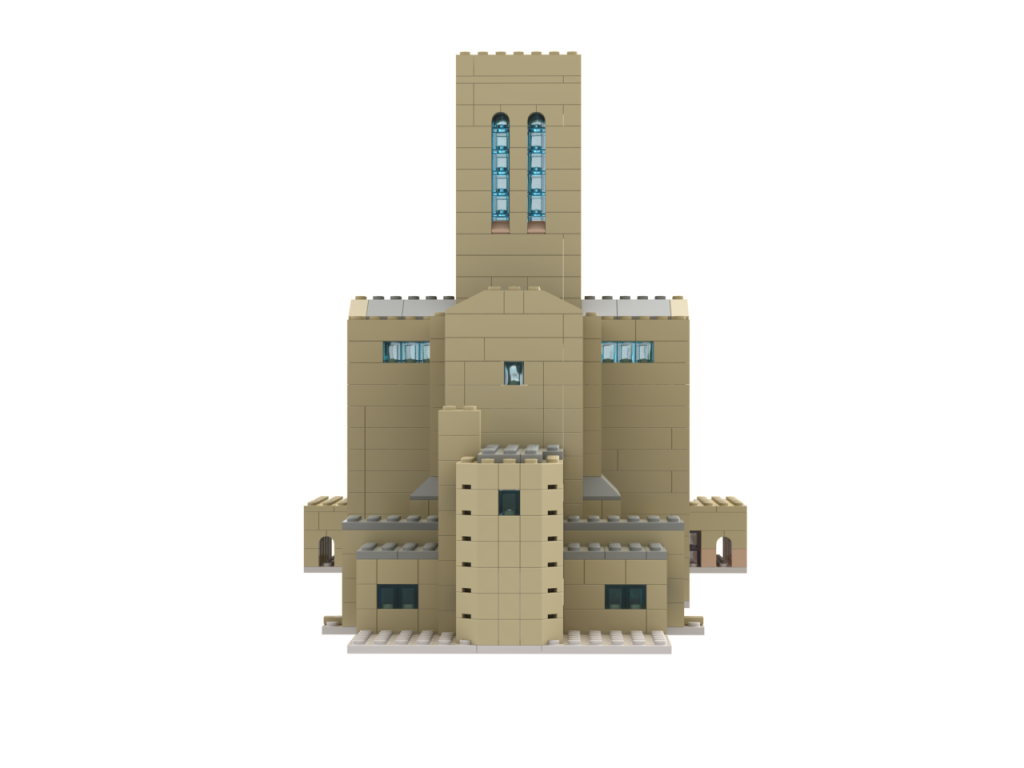 Lego MOC - Guildford Cathedral - East Side
