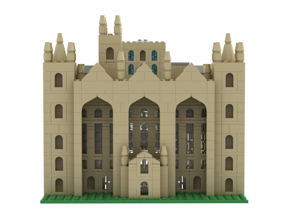 Lego MOC Peterborough Cathedral - West Side